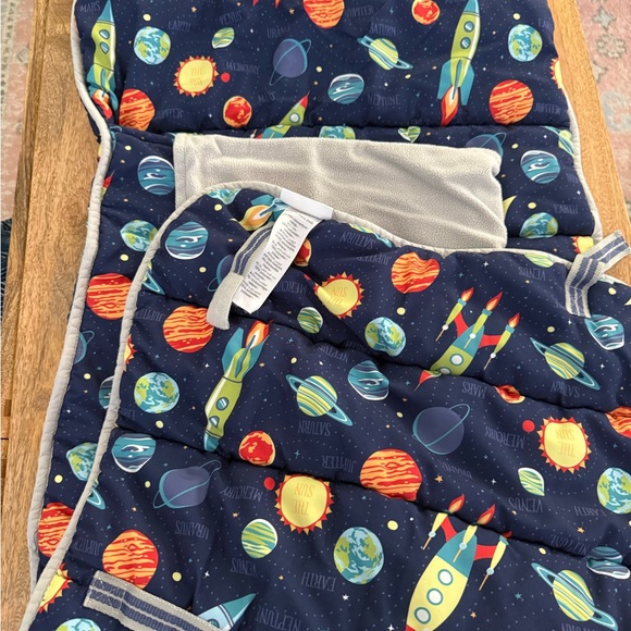 Pottery Barn Kids Navy Solar System Kids Bundle - Nap Mat,Lunchbox,Supply Pouch - Picture 4 of 4